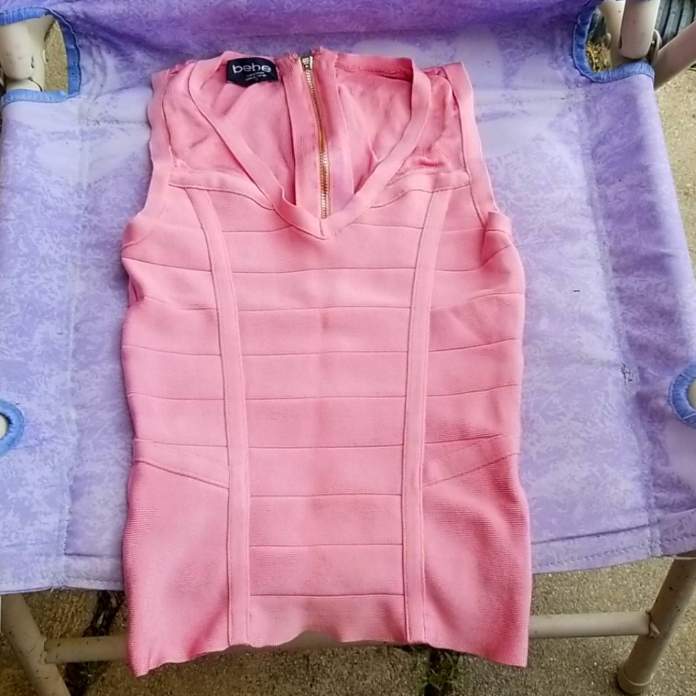 Pink Bebe tank top